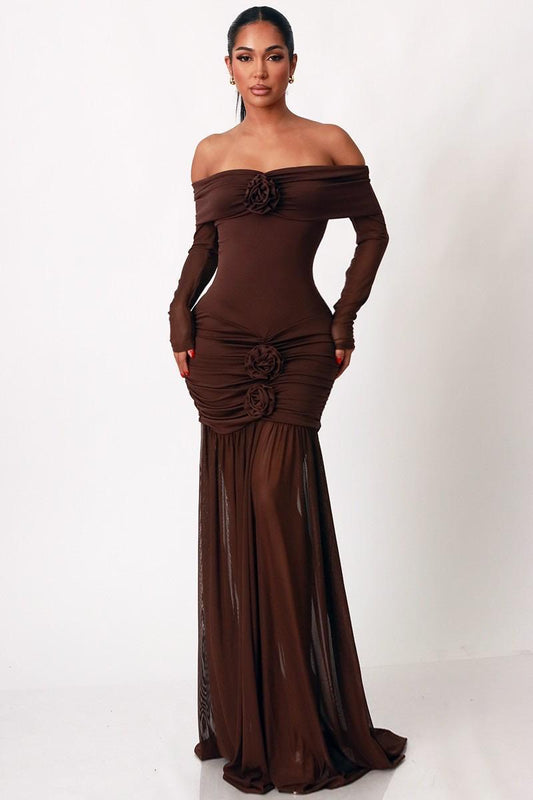 Maxi Brown Dress