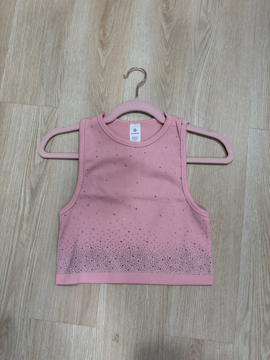 Pink Sparkle Crop Top